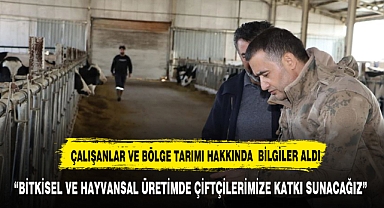 KAYMAKAM BİLİCİ TARIM KOOPARATİFLERİNİ ZİYARET ETTİ