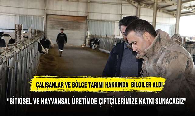 KAYMAKAM BİLİCİ  TARIM KOOPARATİFLERİNİ ZİYARET ETTİ