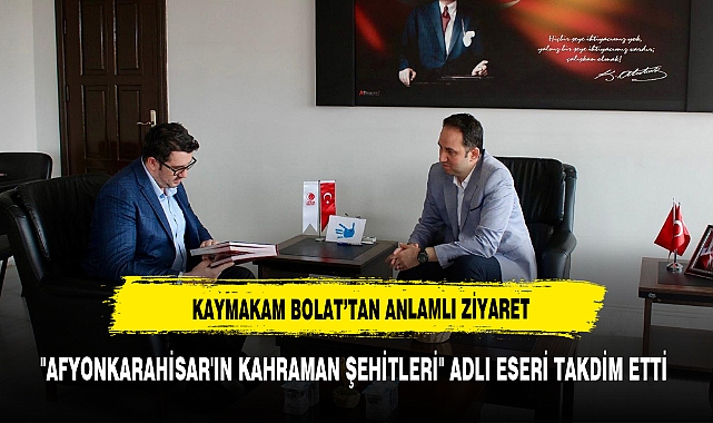 Kaymakam Bolat, Şehit Oğlu Mehmet Borazan'ı Ziyaret Etti