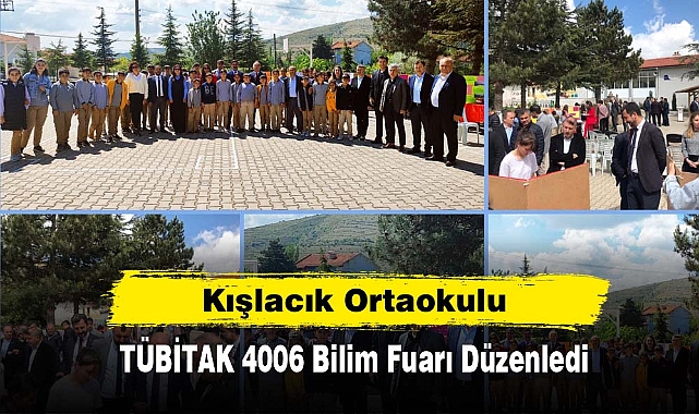 Kışlacık Ortaokulu, TÜBİTAK 4006 Bilim Fuarı Düzenledi