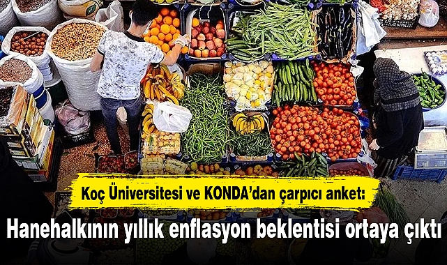 Koç Üniversitesi ve KONDA’dan çarpıcı anket: Hanehalkının yıllık enflasyon beklentisi ortaya çıktı