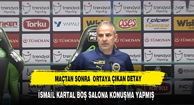 KONYA'DA BOŞ SALONA AÇIKLAMA YAPMIŞ