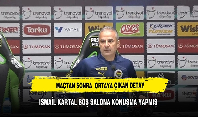 KONYA'DA BOŞ SALONA AÇIKLAMA YAPMIŞ