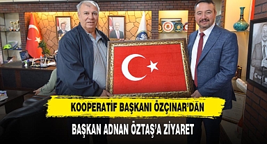 Kooperatif Başkanı Özçınar’dan, Başkan Adnan Öztaş’a Ziyaret