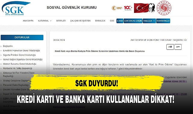 KREDİ KARTI VE BANKA KARTI KULLANANLAR DİKKAT!