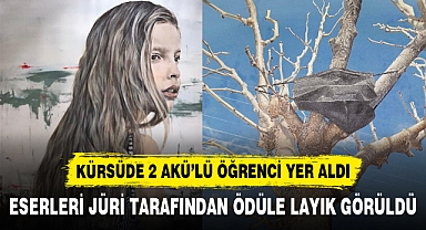 KÜRSÜDE 2 AKÜ’LÜ ÖĞRENCİ YER ALDI