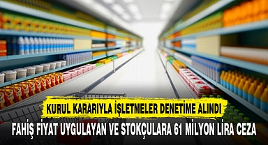 KURUL KARARIYLA İŞLETMELER DENETİME ALINDI
