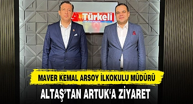 MAVER KEMAL ARSOY İLKOKULU MÜDÜRÜ, ALTAŞ'TAN ARTUK 'A ZİYARET