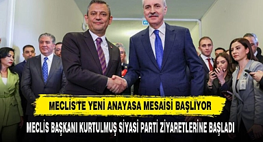 Meclis'te Yeni Anayasa Mesaisi Başlıyor