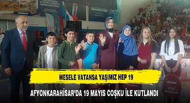 AFYON'DA 19 MAYIS TÖRENLERİ DÜZENLENDİ