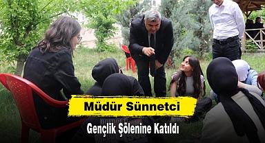 Müdür Sünnetci, Gençlik Şölenine Katıldı