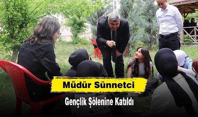 Müdür Sünnetci, Gençlik Şölenine Katıldı
