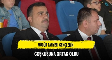 Müdür Tanyeri Gençlerin Coşkusuna Ortak Oldu