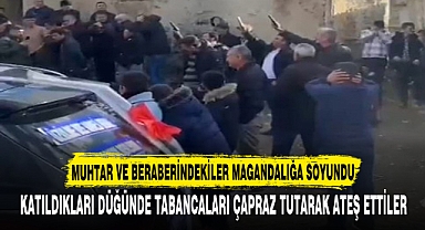 MUHTAR VE BERABERİNDEKİLER MAGANDALIĞA SOYUNDU