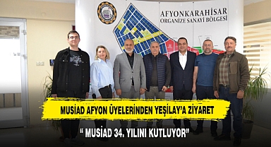 MUSİAD AFYON ÜYELERİNDEN YEŞİLAY'A ZİYARET