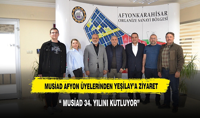 MUSİAD AFYON ÜYELERİNDEN YEŞİLAY'A ZİYARET