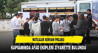 Mutluluk Kervanı Projesi Kapsamında AFAD Ekipleri Haydarlı'da