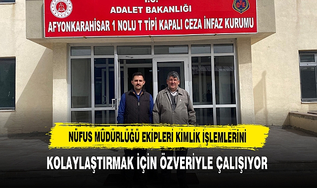 Nüfus Müdürlüğü Ekipleri Kimlik İşlemlerini Kolaylaştırmak İçin Özveriyle Çalışıyor