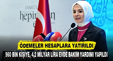 ÖDEMELER HESAPLARA YATIRILDI