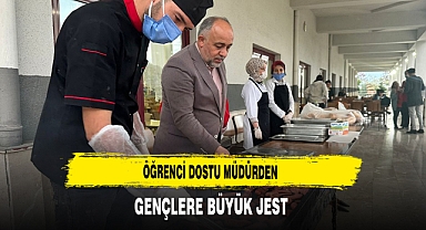 Öğrenci Dostu Müdürden Gençlere Büyük Jest
