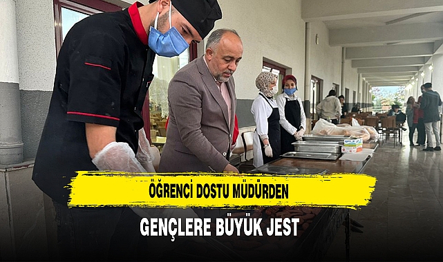 Öğrenci Dostu Müdürden Gençlere Büyük Jest