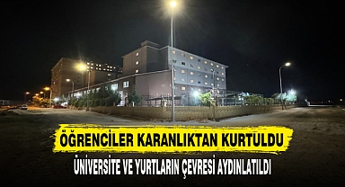 ÖĞRENCİLER KARANLIKTAN KURTULDU
