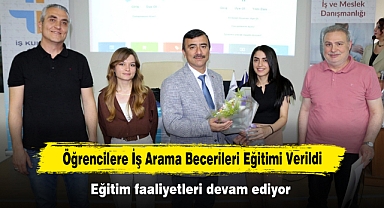Öğrencilere İş Arama Becerileri Eğitimi Verildi: Eğitim faaliyetleri devam ediyor