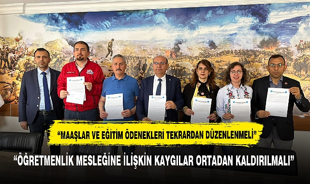 ÖĞRETMENLİK MESLEĞİNE İLİŞKİN KAYGILAR ORTADAN KALDIRILMALI"