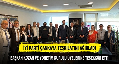 OLGUN ÇANKAYA İLÇE TEŞKİLATINI AĞIRLADI