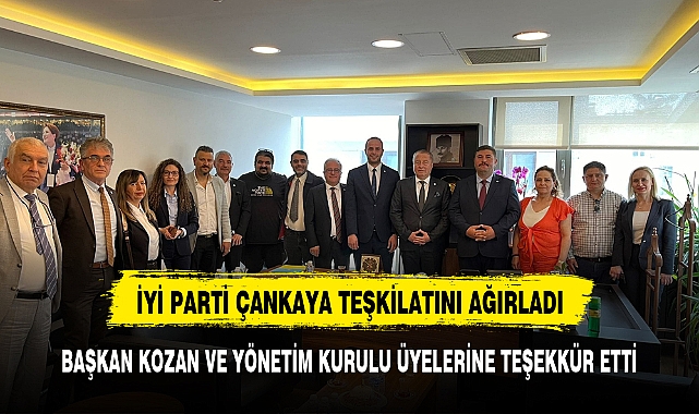 OLGUN ÇANKAYA İLÇE TEŞKİLATINI AĞIRLADI