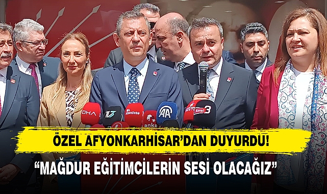 Özel Afyonkarahisar’dan Duyurdu! “Mağdur Eğitimcilerin Sesi Olacağız”