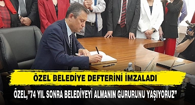 Özel Belediye Defterini İmzaladı