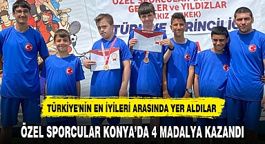 ÖZEL SPORCULAR KONYA'DA 4 MADALYA KAZANDI