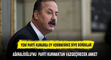 Parti kurmaktan vazgeçirecek anket