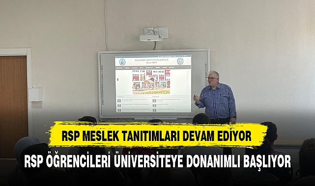 RSP ÖĞRENCİLERİ ÜNİVERSİTEYE DONANIMLI BAŞLIYOR