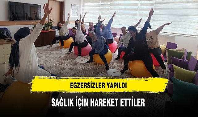 SAĞLIK İÇİN HAREKET ETTİLER