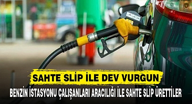 SAHTE SLİP İLE DEV VURGUN
