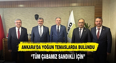 SANDIKLI BELEDİYE BAŞKANI ÖZTAŞ'IN YOĞUN MESAİSİ