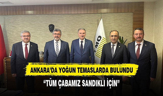 SANDIKLI BELEDİYE BAŞKANI ÖZTAŞ'IN YOĞUN MESAİSİ "TÜM ÇABAMIZ SANDIKLI İÇİN"