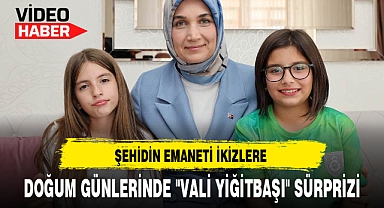 ŞEHİDİN EMANETİ İKİZLERE DOĞUM GÜNLERİNDE 