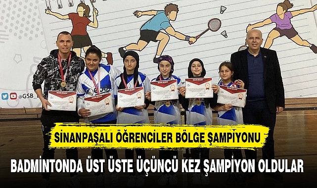 SİNANPAŞALI ÖĞRENCİLER BÖLGE ŞAMPİYONU