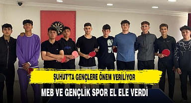 Şuhut'ta Gençlere Önem Veriliyor MEB ve Gençlik Spor El Ele Verdi