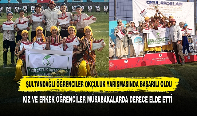 Sultandağlı Öğrenciler Okçuluk Yarışmasında Başarılı Oldu