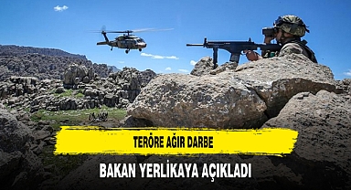Teröre Ağır Darbe Bakan Yerlikaya Paylaştı