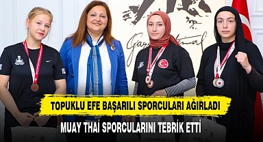 Topuklu Efe Başarılı Sporcuları Ağırladı