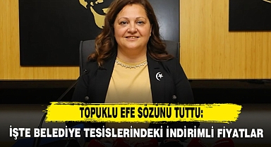 Topuklu Efe Sözünü Tuttu: İşte Belediye Tesislerindeki İndirimli Fiyatlar