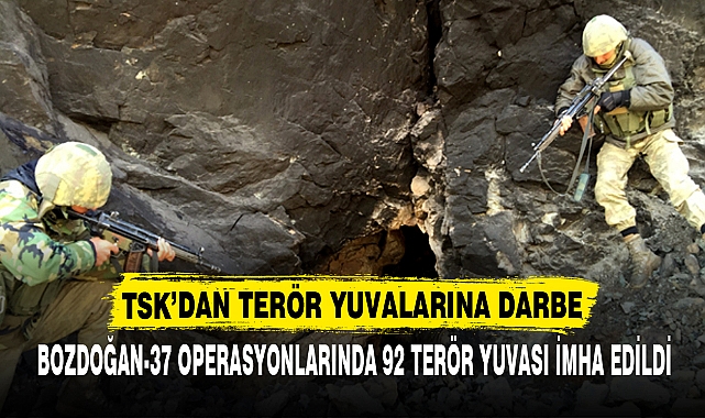 TSK'DAN TERÖR YUVALARINA DARBE