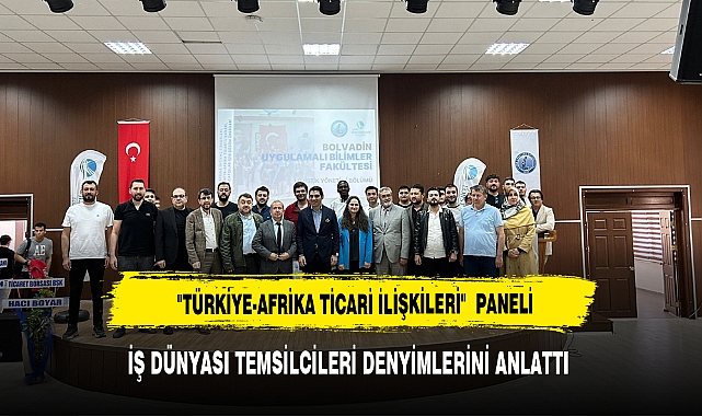 Türkiye-Afrika Ticari İlişkileri konulu istiare toplantısında bir araya geldiler