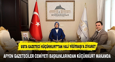 USTA GAZETECİDEN VALİ YİĞİTBAŞI'NA ZİYARET