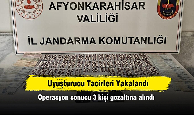 Uyuşturucu Tacirleri Yakalandı!  Operasyon sonucu 3 kişi gözaltına alındı